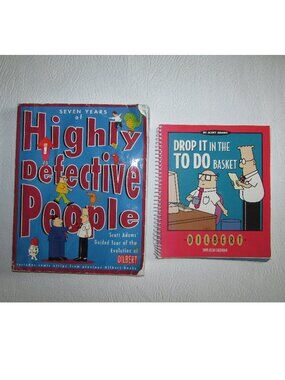 Vintage Dilbert Comic Book & 1999 Calender